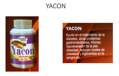 Imagen 1 de 1 de Yacon Naturalmedix 100 Capsulas 500mg