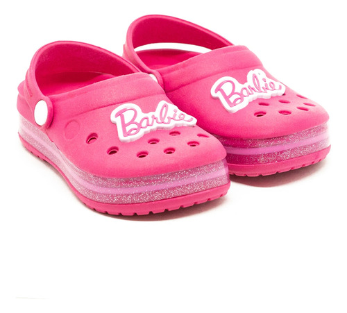 Sandália Rosa Barbie Babuche Infantil
