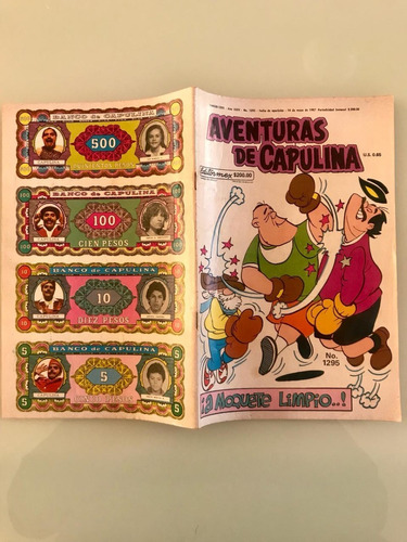 Revista-comic: Aventuras De Capulina No. 1295 (1987)
