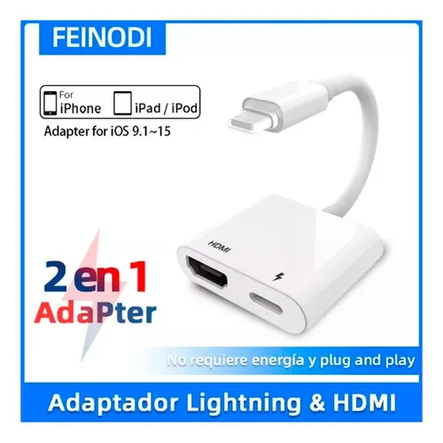 Adaptador Apple Lightning a AV Digital - Blanco