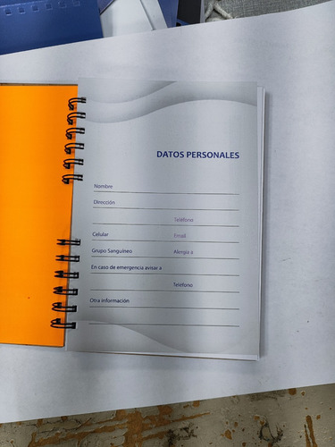 Libreta Media Carta, M.d.f. Serie C. Espiral 90 H. Guayoyo