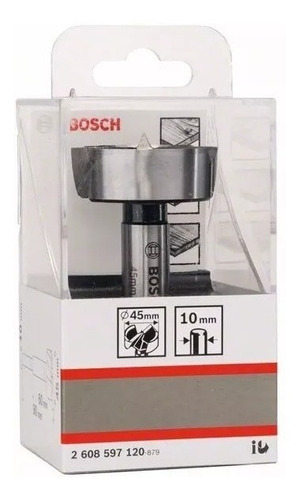 Mecha Broca Fresadora Forstner Madera Bosch 45 Mm 2608597120