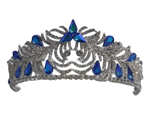 Tiara De 15 Años Azul 