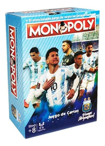 Monopoly Juego Afa Cartas Seleccion Argentina 22045 Toyco
