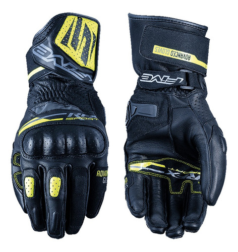 Guante Moto Five Rfx Sport Negro-amarillo