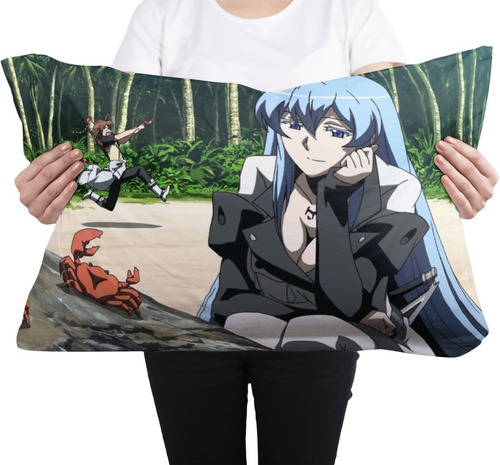 Cojin Almohada Esdeath Cangrejo Akame Ga Kill Diseño Arte