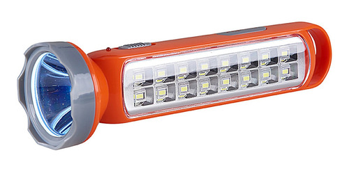 Lampara Recargable Led 89° 3w Naranja Tecnolite Blanco Frío