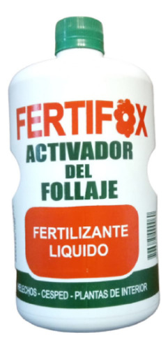 Fertifox Fertilizante Activador De Follaje 1 Litro