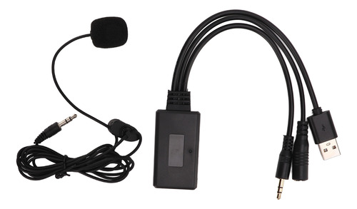 Adaptador Manos Libres Con Cable Auxiliar Bluetooth Para Mic