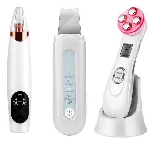 Ems, Fregador, Eliminación Del Acné, Facial 3 Kit