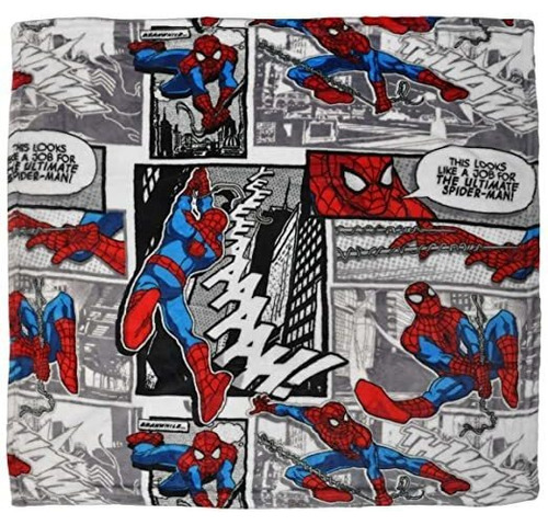 Marvel Comics Spider-man 30x30 Manta Suave Estupenda Fleece