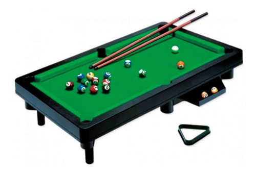 Imagem 1 de 5 de Mini Mesa Sinuca Snooker 11 Bolas Infantil Braskit