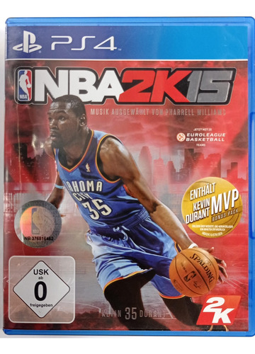 Jogo Nba 2k15 Ps4 Físico Usado Com Manual (Usado)