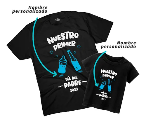 Combo Regalo Pap Nuestro Primer D a Del Padre X3 Playeras Env o