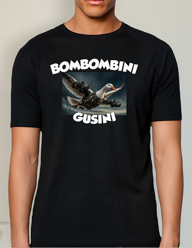Remera Unisex Bombombini Gusini Italian Brainrot Meme