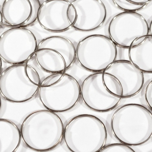 Imagem 3 de 4 de 5000 Argolas Aço Inox Montagem De Lustres 10mm Frete Grátis