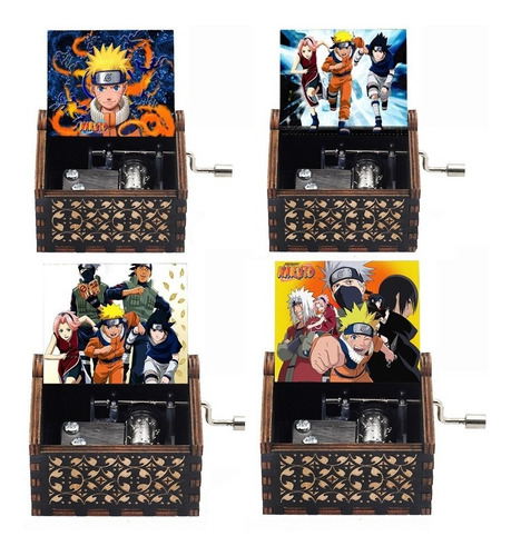 Imagen 1 de 1 de Caja Musical Madera - Naruto (diseño Al Azar)