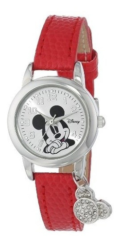 Reloj Mickey Mouse Disney Para Mujer Mk1042 Con Correa De