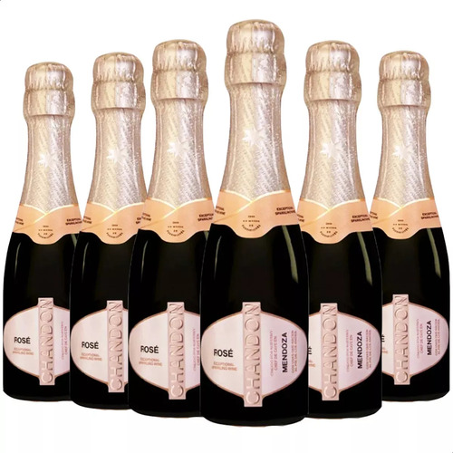 Champagne Chandon Rose 187 Ml. Pack X6