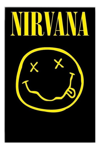 Poster Nirvana Tipo Cartelera Nirvana 90x60cm
