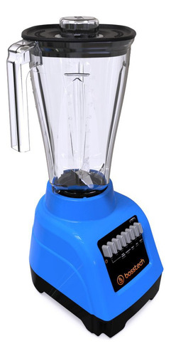 Licuadora Bosstech Bsed-b1 2 L Azul Con Vaso De Plástico