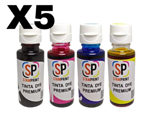 Tinta Dye Para Impresora Hp 100 Ml Los 4 Colores Clase A
