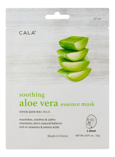 Cala 5 Piezas De Mascarilla De Aloe Vera Tipo de piel Todo tipo