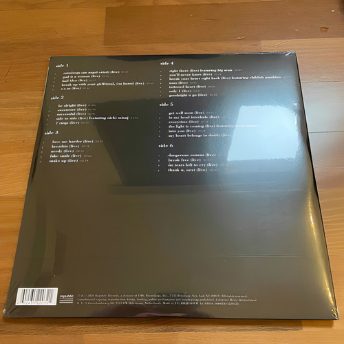 Lp Ariana Grande - K Bye For Now Pronta Entrega Vinil Triplo
