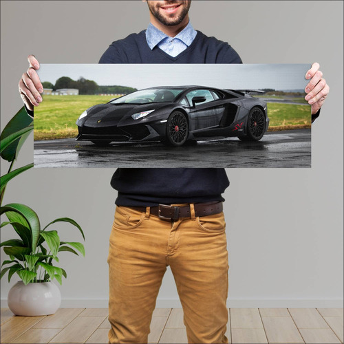 Cuadro 30x80cm Auto 2015 Lamborghini Aventador L 320