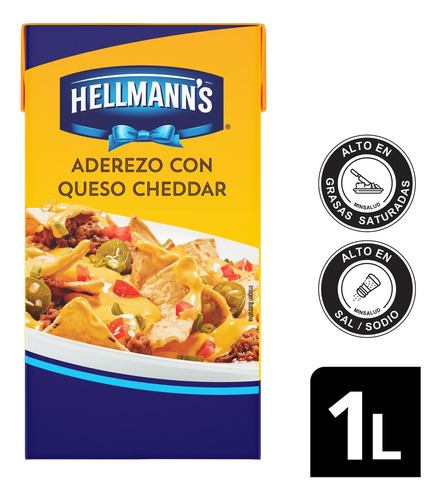 Queso Cheddar Hellmanns 1000gr - g a $29