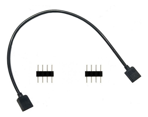 Cabo Extensor Rgb 1 Metro + Conector 4 Pinos Tensão De Operação 12 12