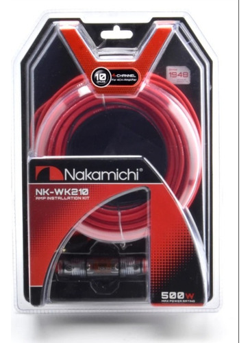 Kit Instalacion Amplificador Calibre 10 Nakamichi Nk-wk210