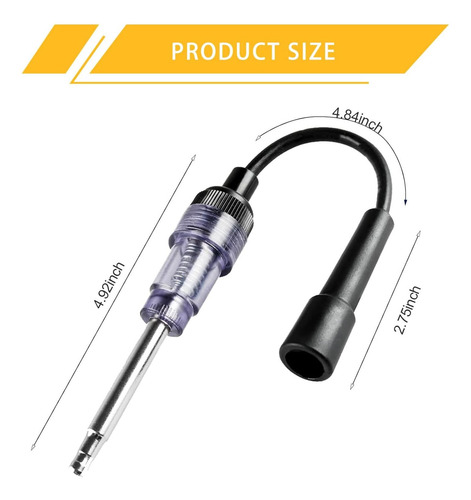 Tester De Encendido Automotriz Con Bujía Precisa Y Confiable