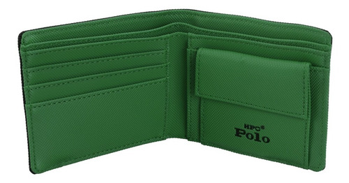 Imagen 4 de 5 de Cartera Hpc Polo En Tejido Texturizado Con Logo