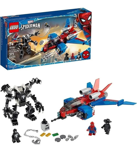 Lego Super Heroes - Spider-jet Vs Venom Mech 76150