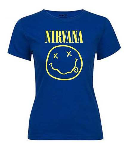 Polera Mujer Estampado Nirvana