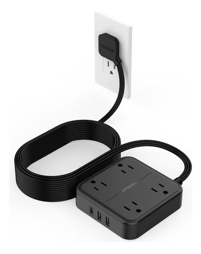 Regleta De Enchufes Multicontacto Con 2 Salidas Usb 4, 1 Tip