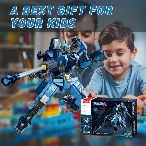 Bloques De Construcción De Robots War Mecha Con Maqueta De J