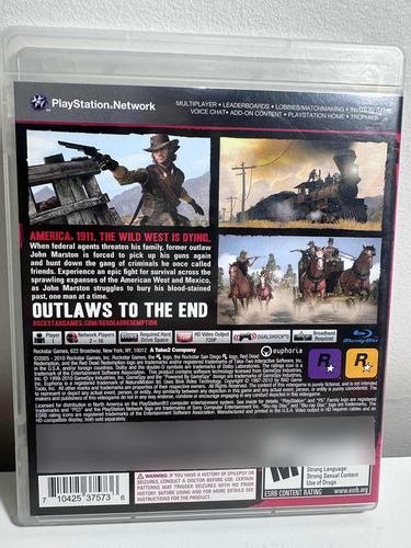Playstation Red Dead Redemption Game Of The Year Edition Cib (Usado)