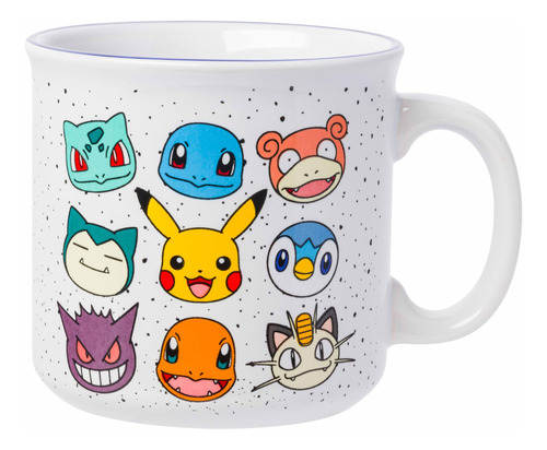 Taza Camper Pokémon De Plato Silver Buffalo, 20 Oz