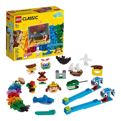 Juguete Lego Bricks Y Luces 11009 Cantidad de piezas 441