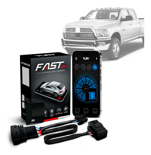 Módulo Acelerador Pedal Fast Com App Dodge Ram 3500 2023 24