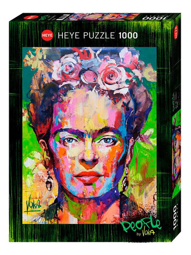Rompecabezas Frida Kahlo Mexico Voka People Arte 1000pz Heye