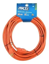 Comprar Extension Electrica Uso Rudo 10 Metros Calibre 16 Aksi Color Naranja claro