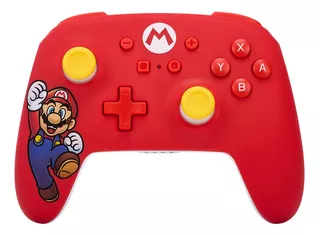 Joystick Inalambrico Power A Para Nintendo Switch Macrotec Color Mario Joy