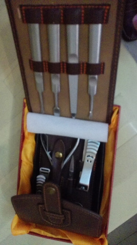 Estuche Set Manicure Y Pedicure De Acero Inoxidable