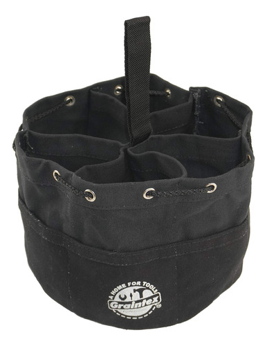 Gb2883 Grab Bag Color Negro Rip-stop Canvas 18 Bolsillo...