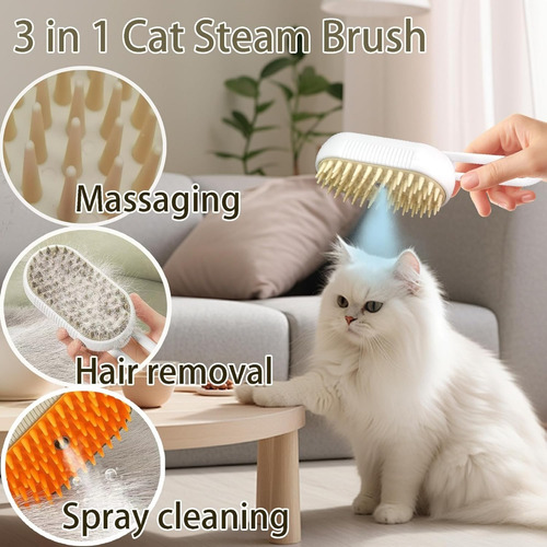 Cepillo De Vapor Para Gatos, Cepillo Para Perros Con Vapor