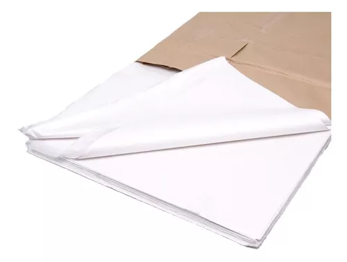 Papel Seda Blanco 50x70 Cm. 100 Hojas, Excelente Calidad!!!