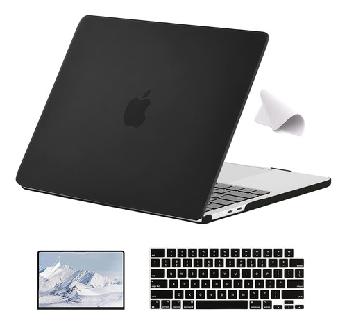 Funda Eoocoo Para Macbook Air 13 M2 + C/teclado Matte Black